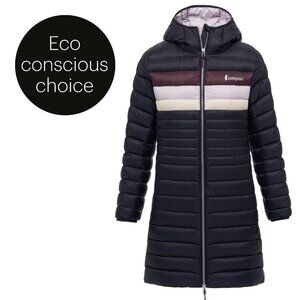 COTOPAXI Black Colorblock Fuego Down Parka Hooded Quilted Winter Jacket s